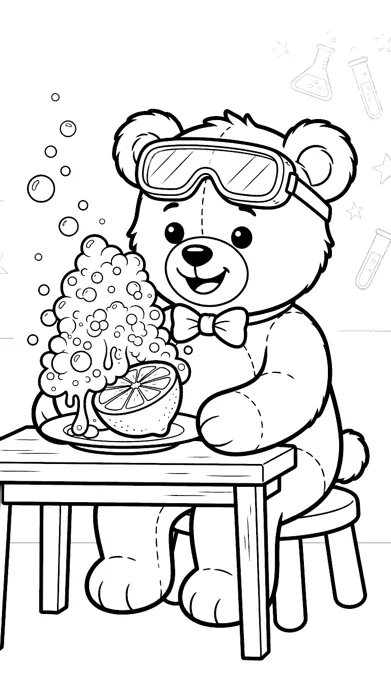 Lemon Volcano coloring page