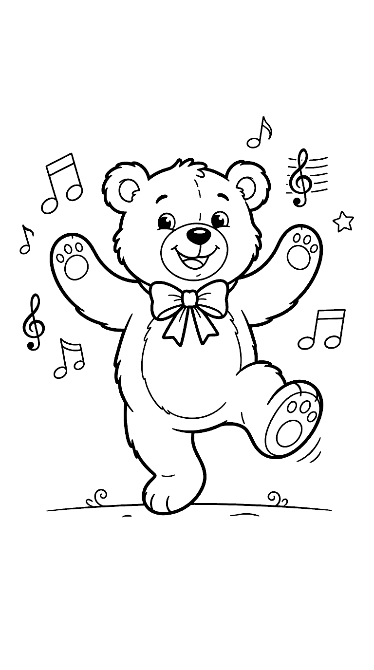 Dance Party coloring page