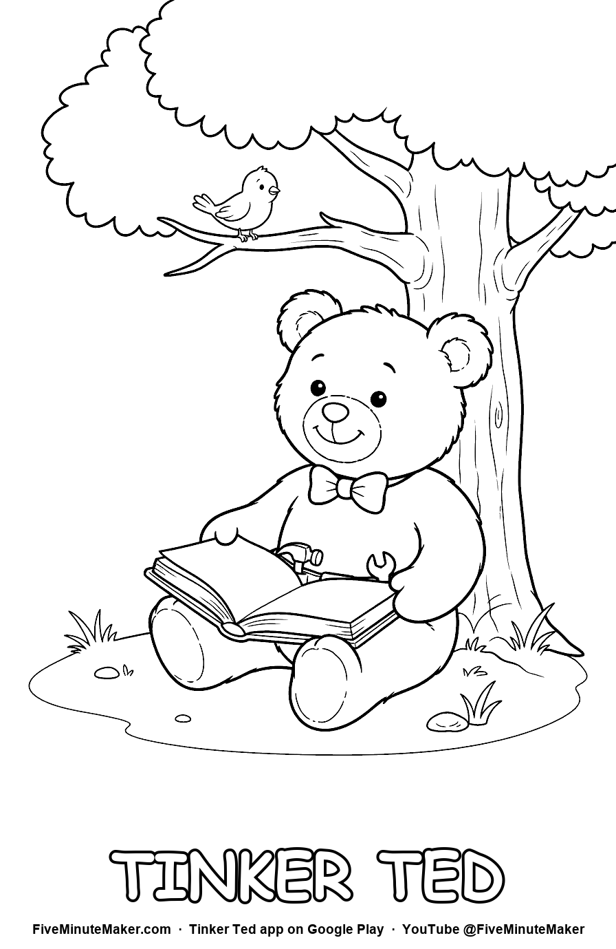 Story Tree coloring page