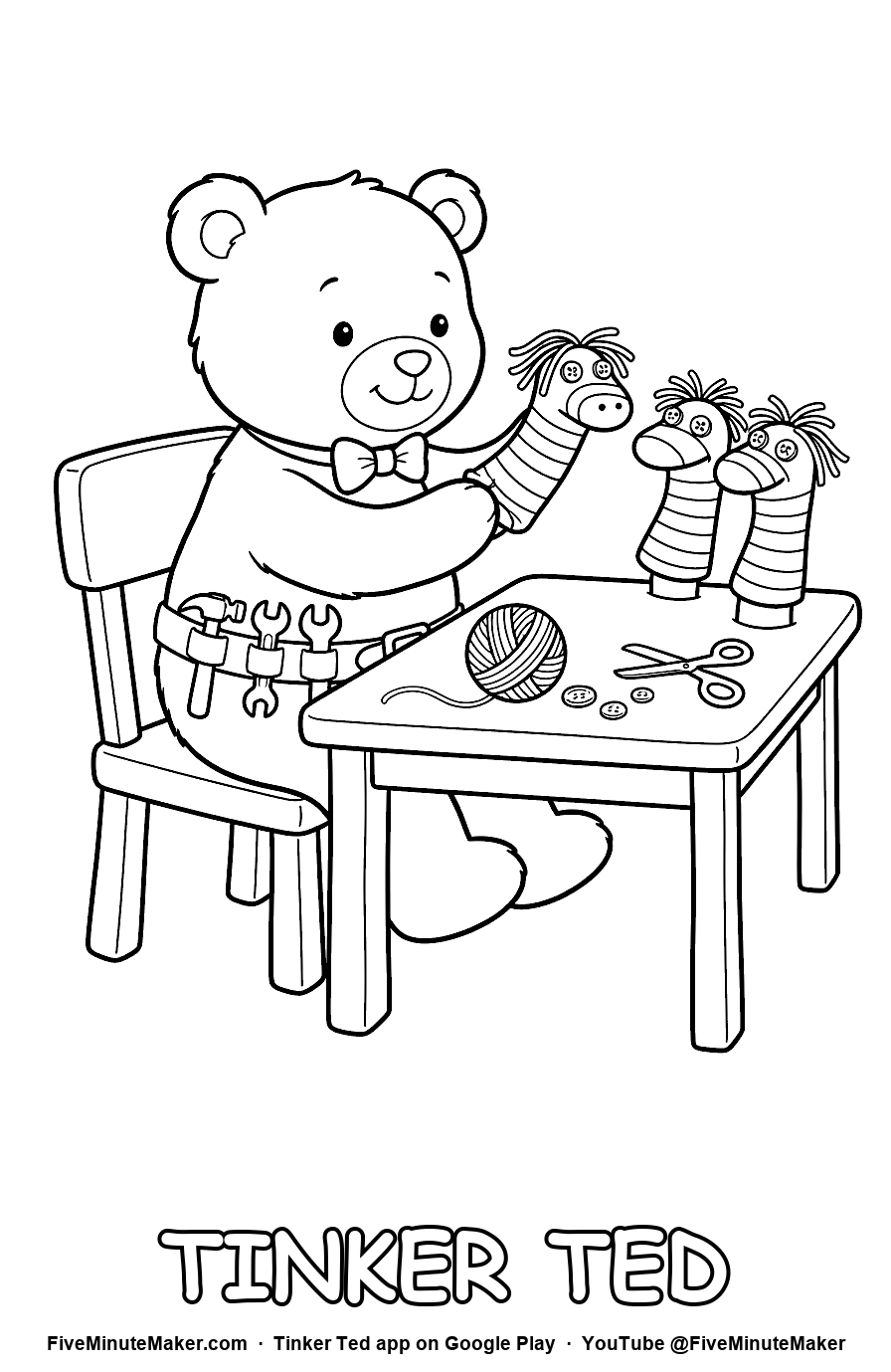 Puppet Maker coloring page