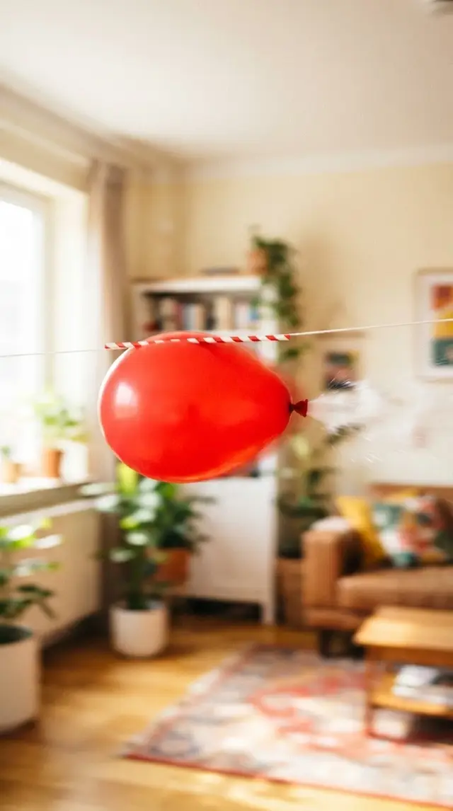 Balloon Rocket kids challenge