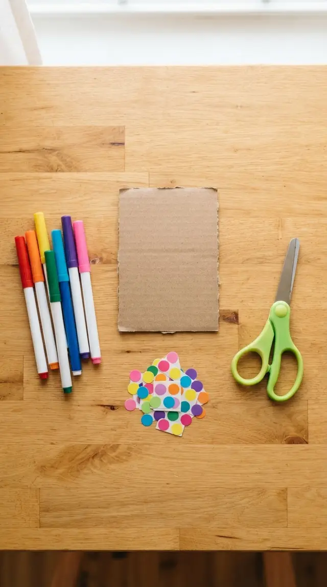 Supplies for Cardboard Pretend Phone