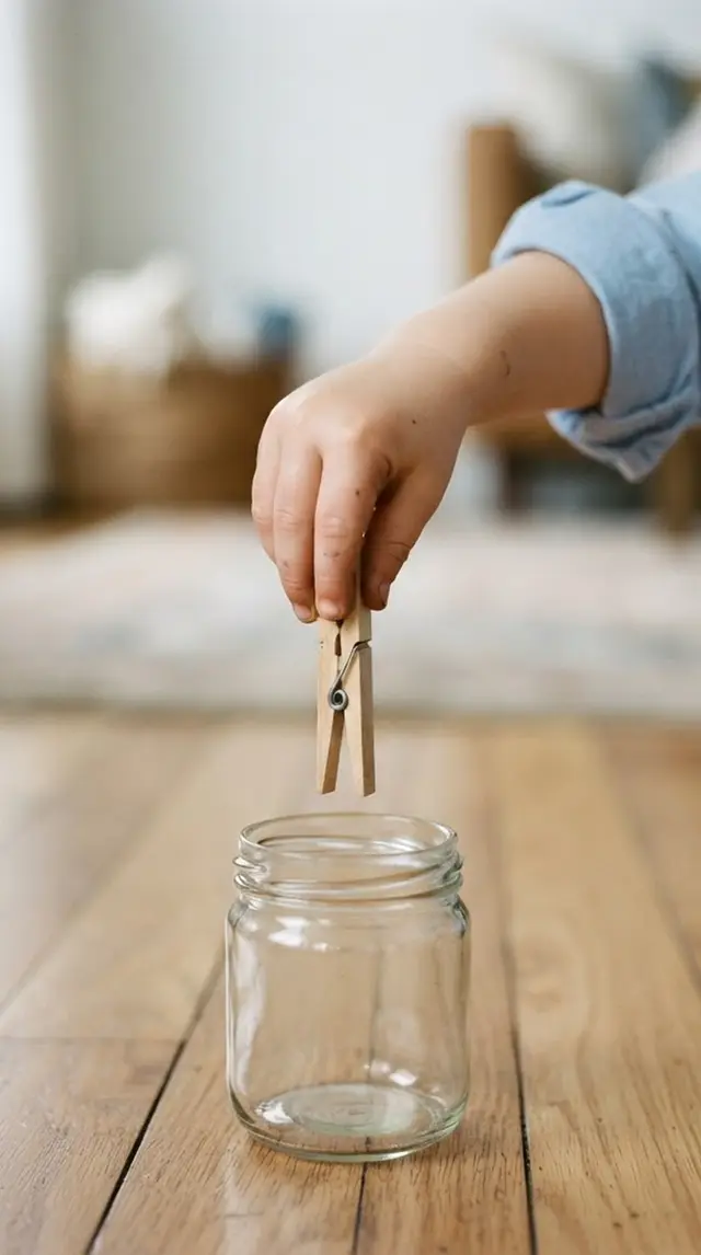 Clothespin Drop step 2