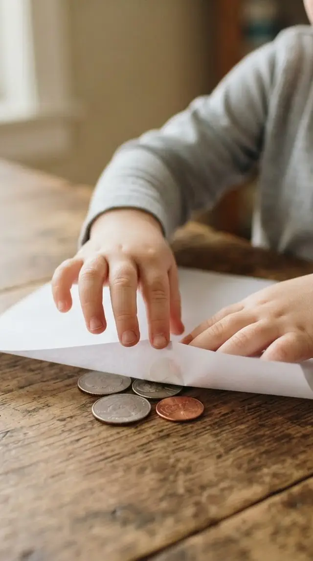 Coin Rubbing Art step 2