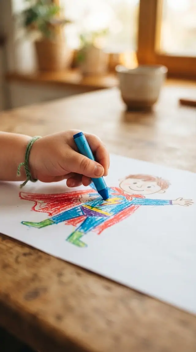 Draw Your Family as Superheroes step 1
