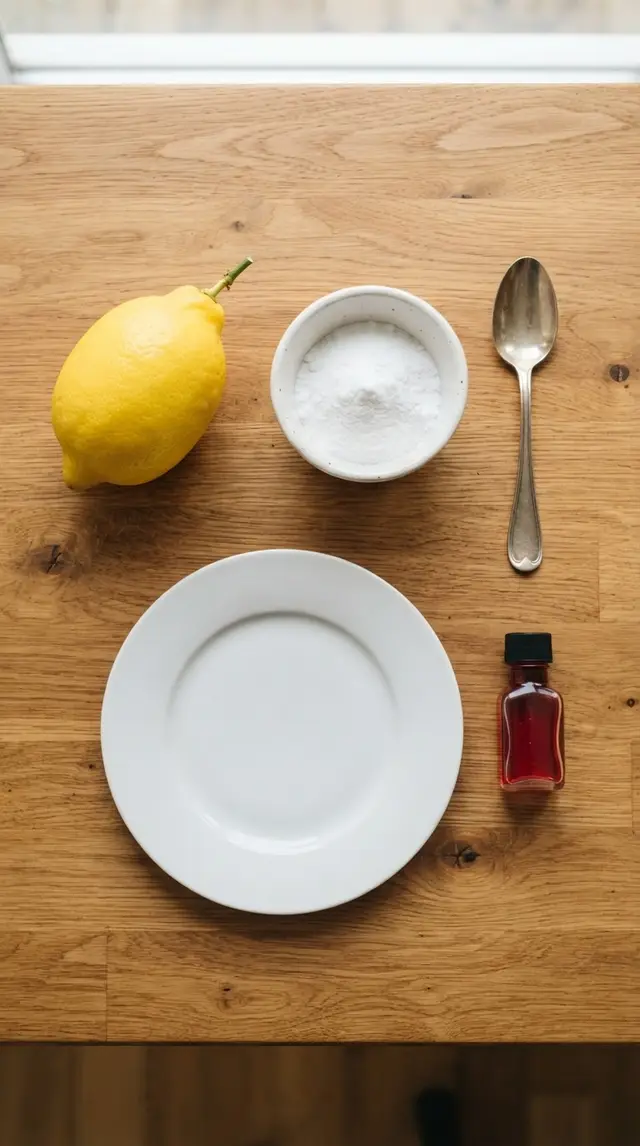 Supplies for Lemon Volcano