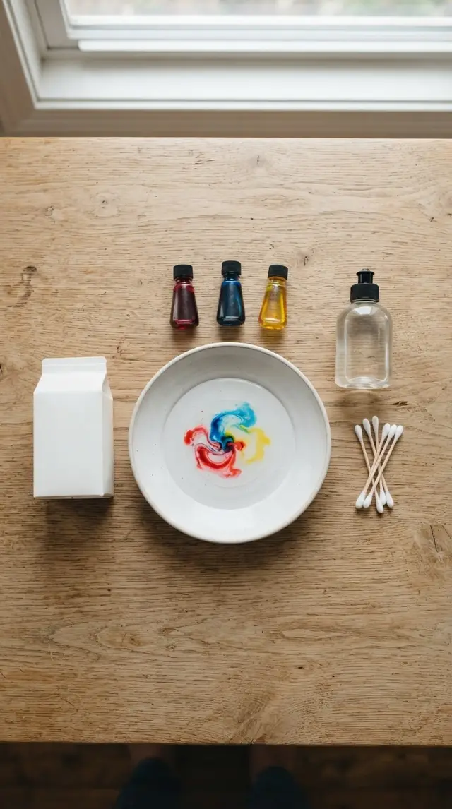 Supplies for Magic Color Milk