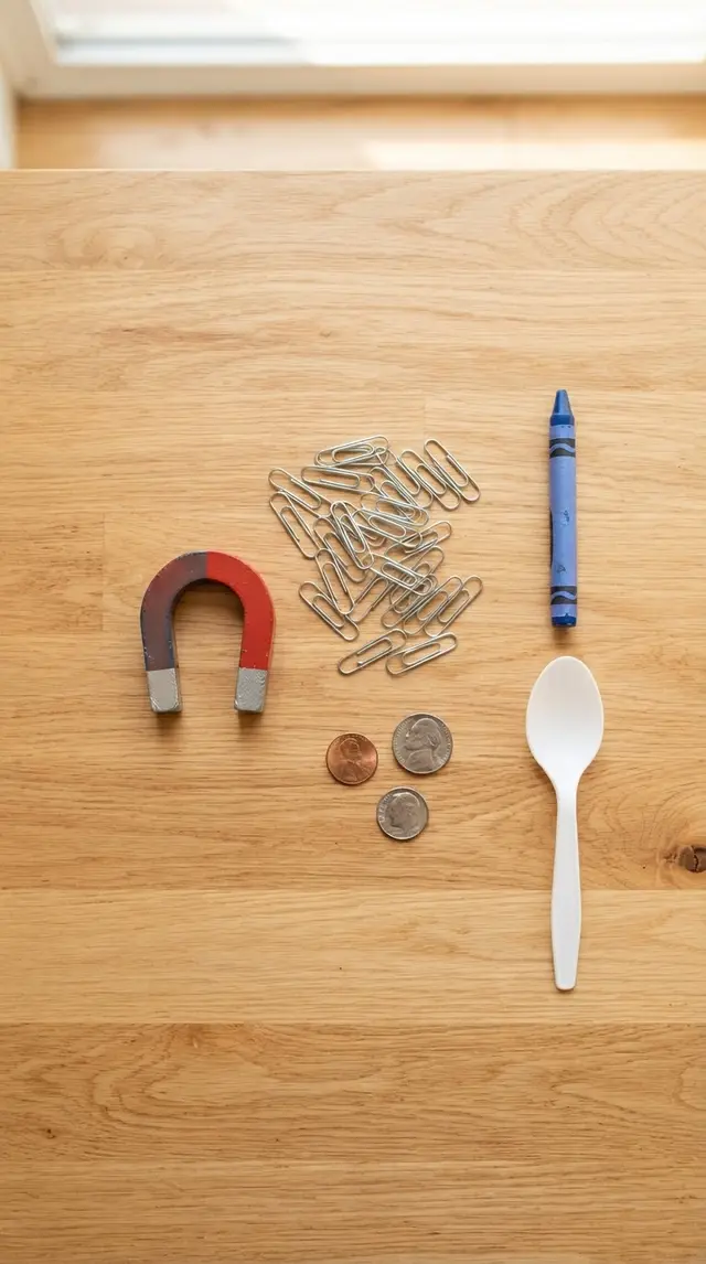 Supplies for Magnet Treasure Hunt
