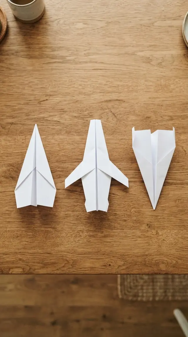 Paper Airplane Distance Contest kids challenge