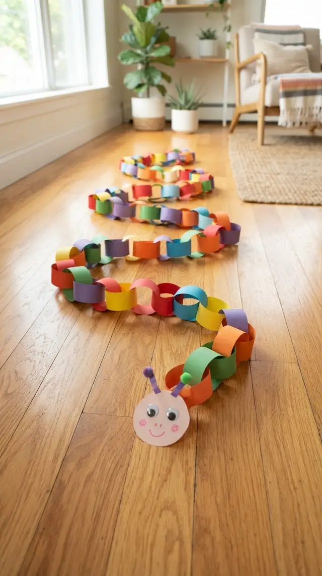 Paper Chain Snake step 3