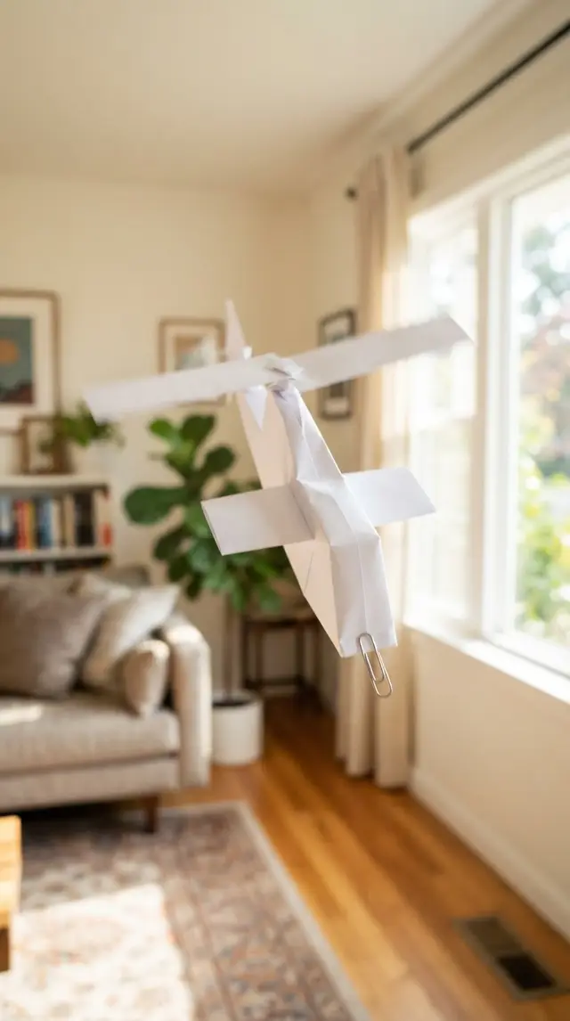 Paper Helicopter step 3