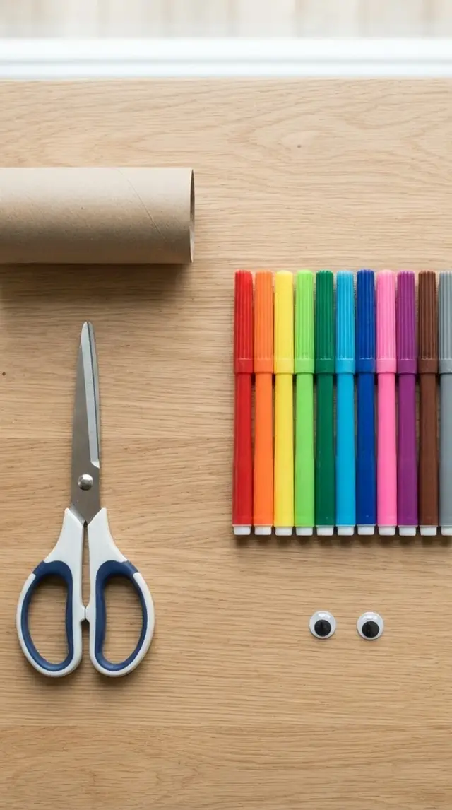 Supplies for Paper Roll Octopus