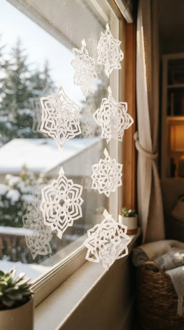 Paper Snowflakes step 3