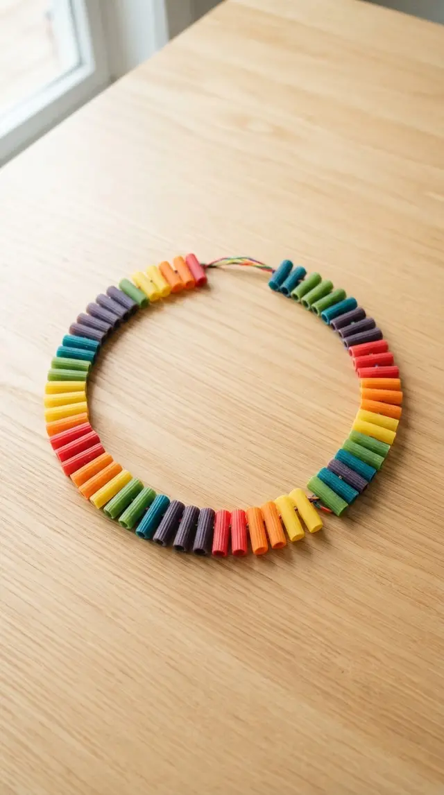 Pasta Necklace step 3
