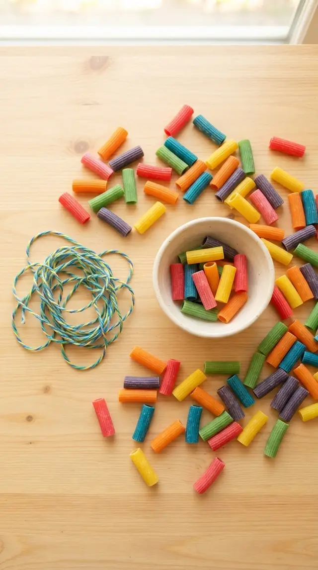 Supplies for Pasta Necklace