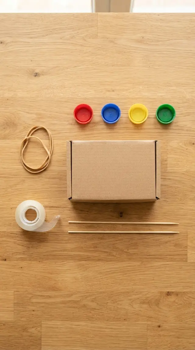 Supplies for Rubber Band Car