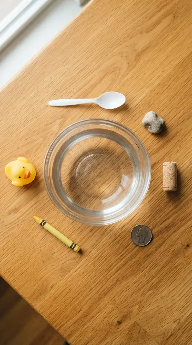 Supplies for Sink or Float