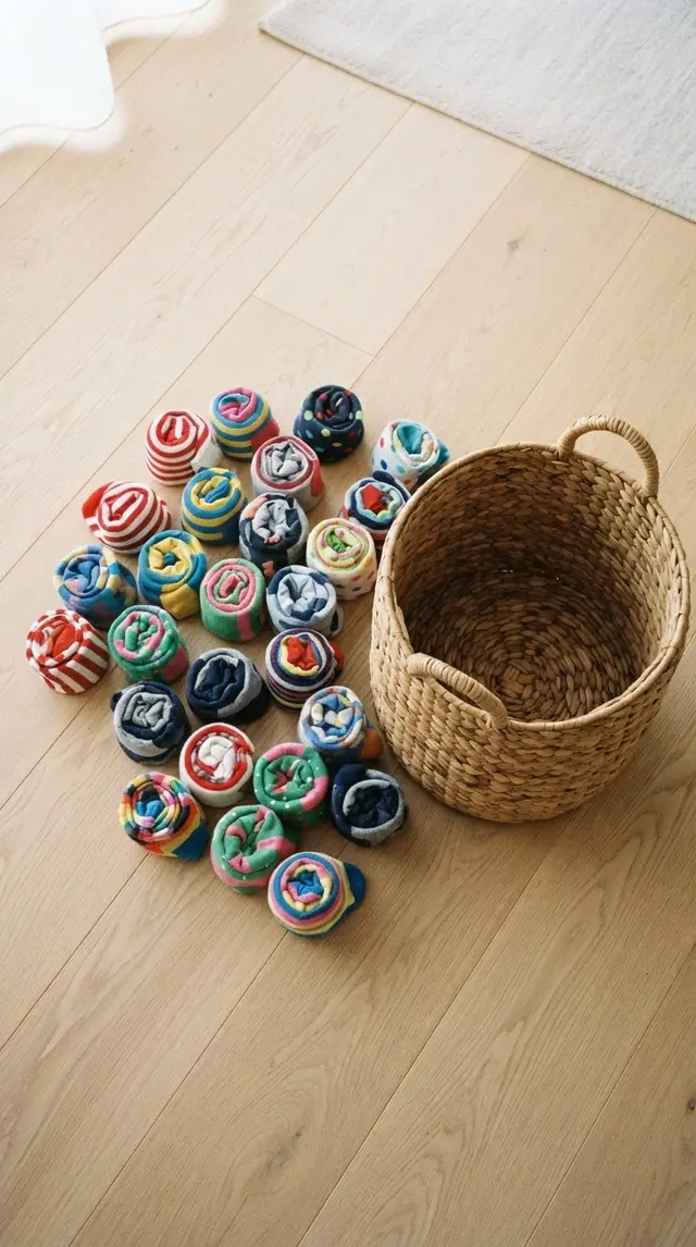 Supplies for Sock Toss Challenge