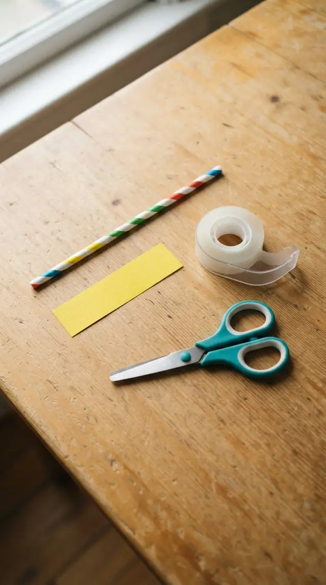 Supplies for Straw Rocket