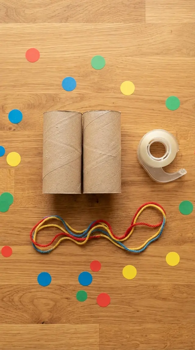 Supplies for Toilet Roll Binoculars