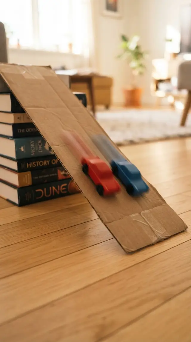 Toy Car Ramp Race step 3