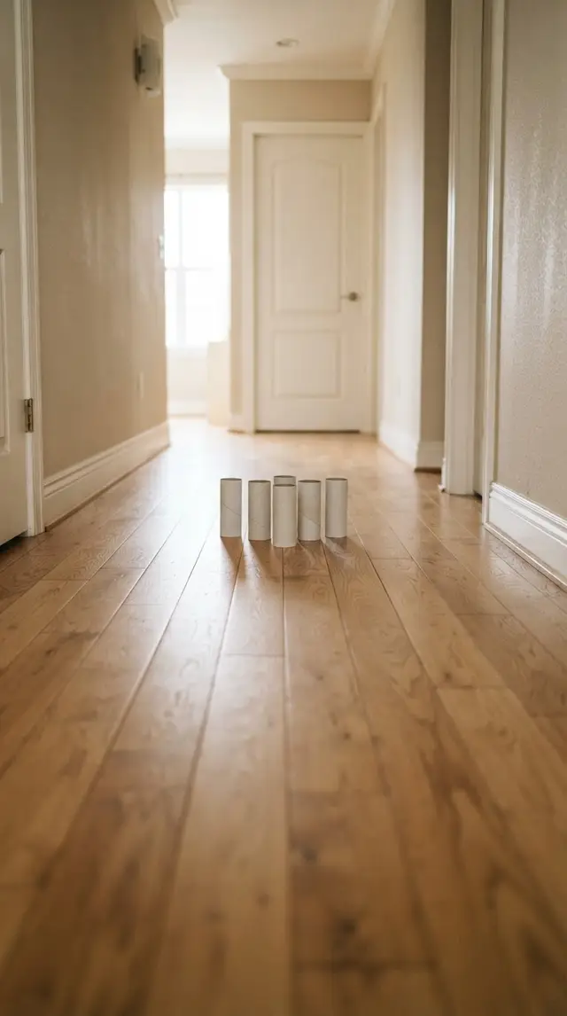 Cardboard Tube Bowling step 2