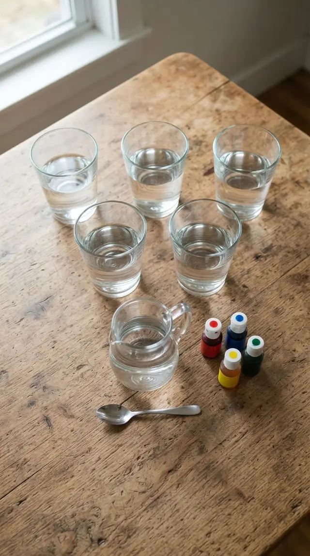 Supplies for Water Xylophone