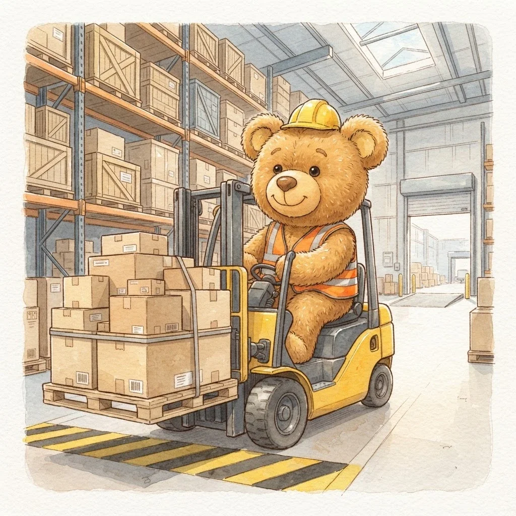 Tinker Ted the Forklift Driver